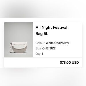 Lululemon All Night Festival
Bag 5L
